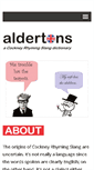 Mobile Screenshot of aldertons.com